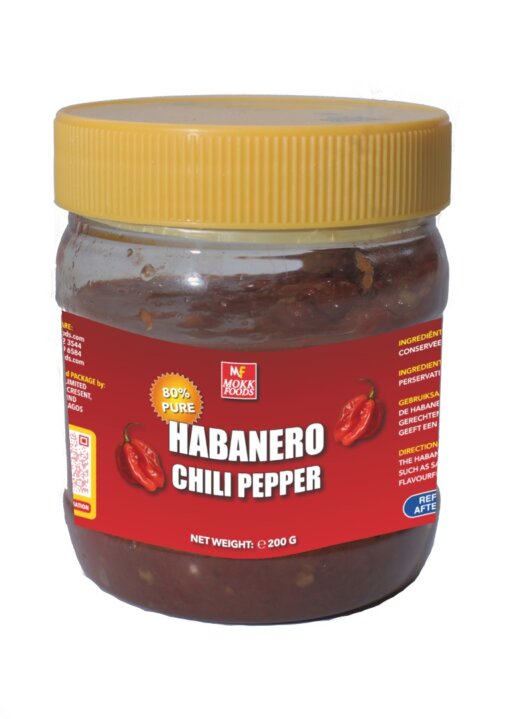 Red Habanero Chili Pepper Puree